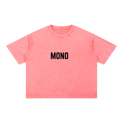 Mineral Wash Boxy Cotton T-Shirt