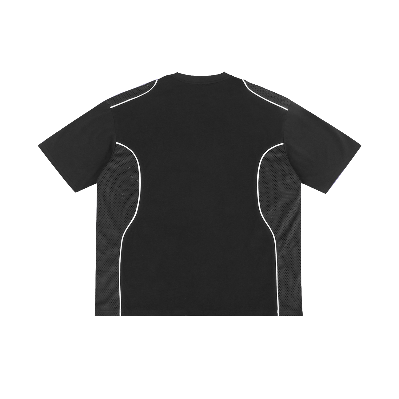 MONO Contrast Piped Panel T-Shirt