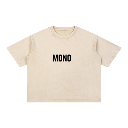 Mineral Wash Boxy Cotton T-Shirt