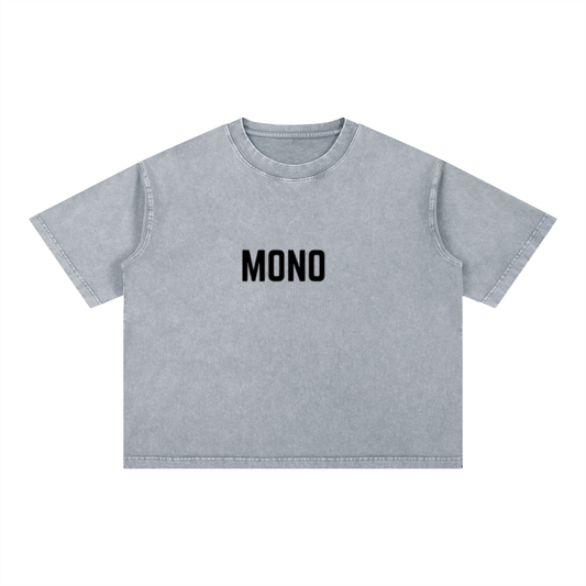 Mineral Wash Boxy Cotton T-Shirt
