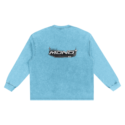 Snow Washed Frayed Edge T-Shirt