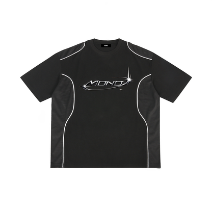 Contrast Piped Panel T-Shirt