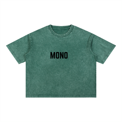 Mineral Wash Boxy Cotton T-Shirt