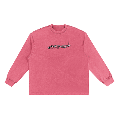 Snow Washed Frayed Edge T-Shirt
