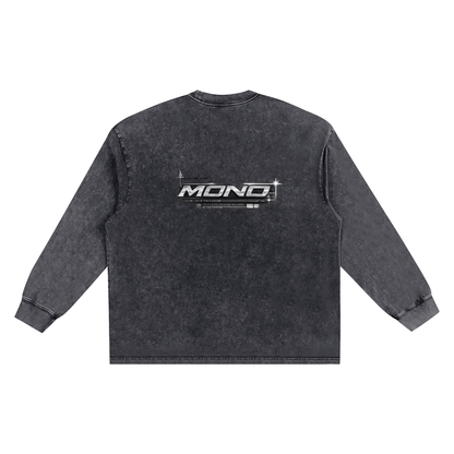Snow Washed Frayed Edge T-Shirt