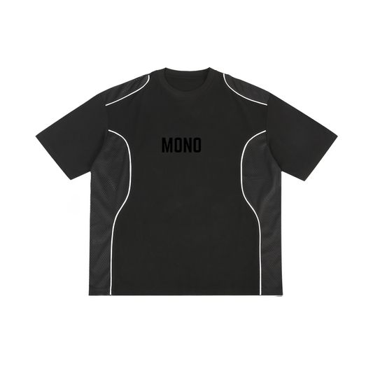 MONO Contrast Piped Panel T-Shirt