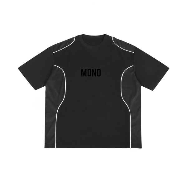 MONO Contrast Piped Panel T-Shirt