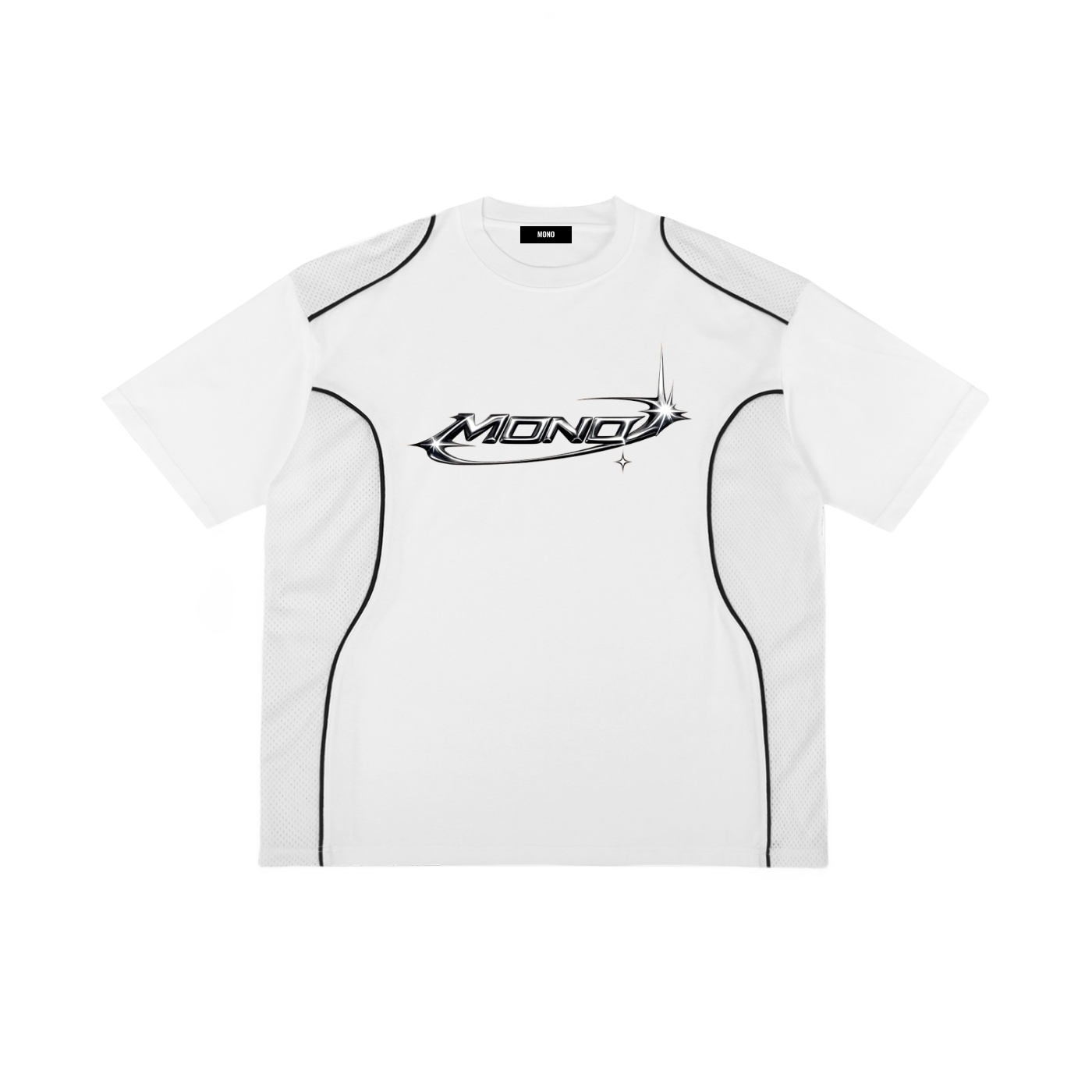 Contrast Piped Panel T-Shirt