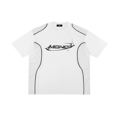 Contrast Piped Panel T-Shirt