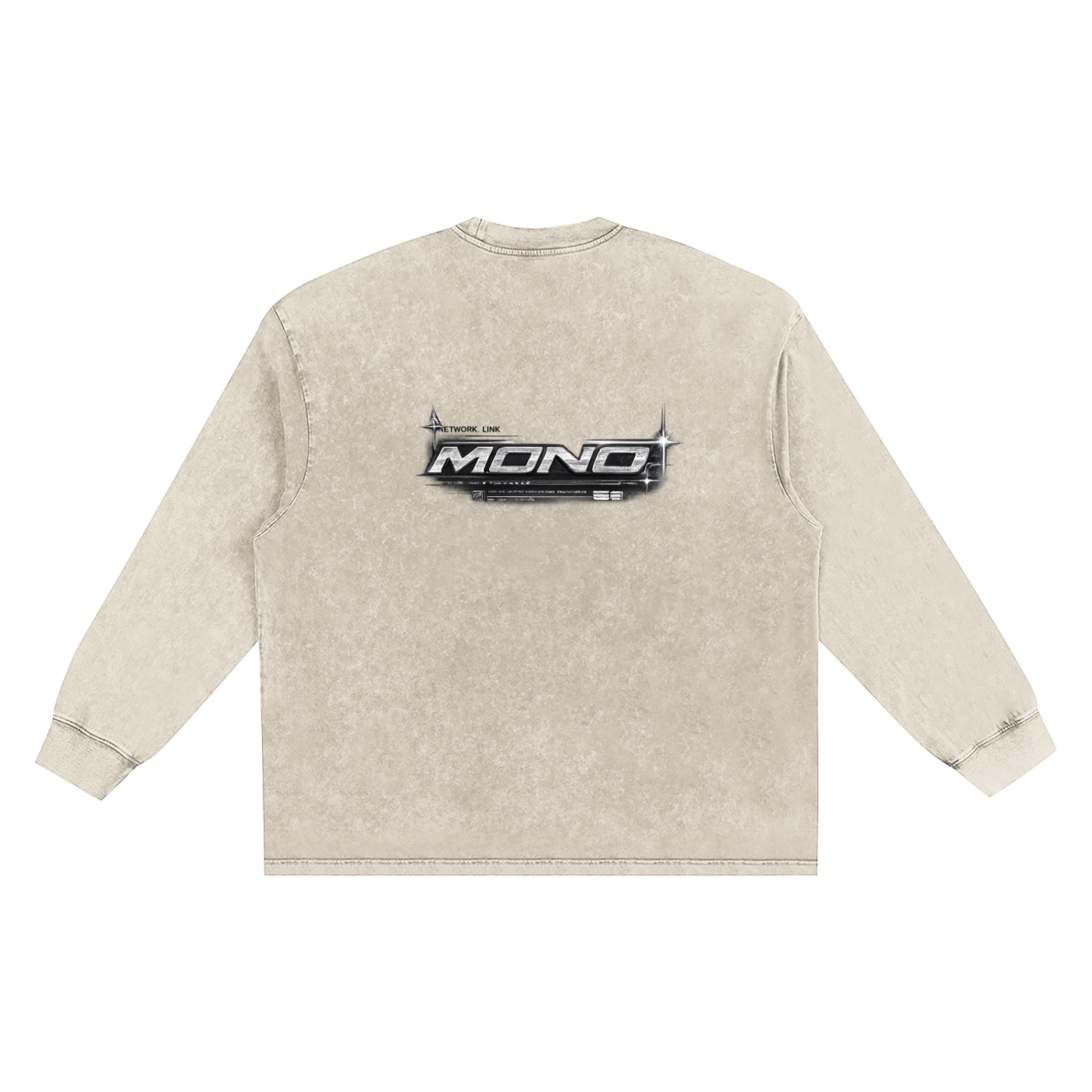 Snow Washed Frayed Edge T-Shirt