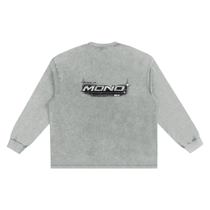 Snow Washed Frayed Edge T-Shirt