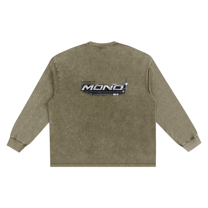 Snow Washed Frayed Edge T-Shirt