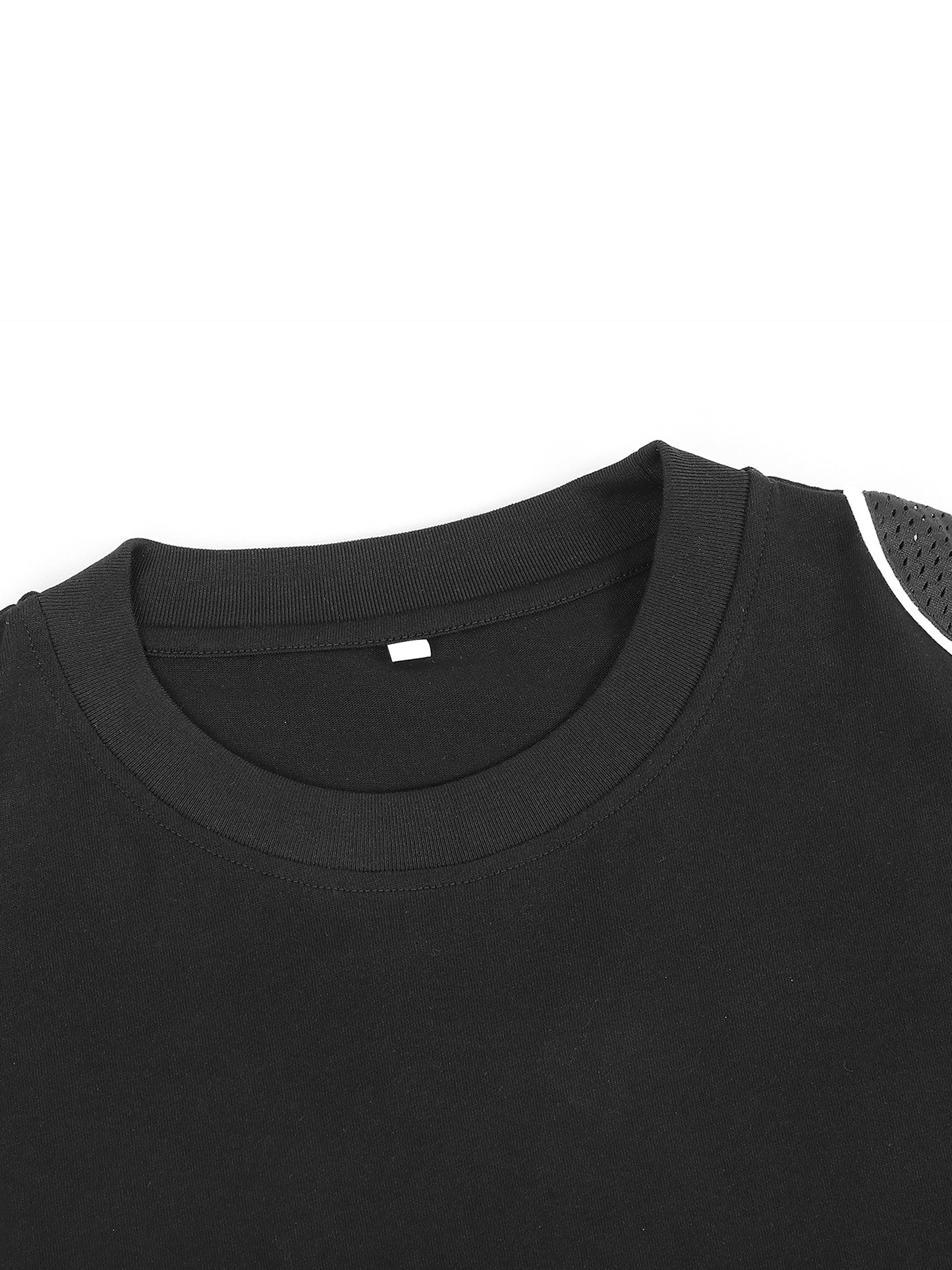 MONO Contrast Piped Panel T-Shirt