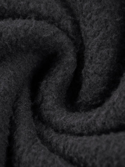 Vintage Washed Frayed Fleece Hoodie