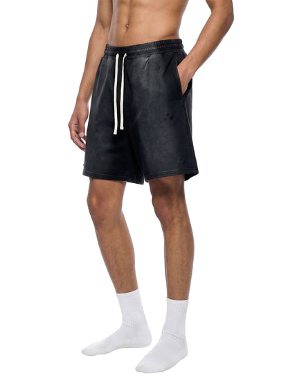 Sun Fade Distressed Shorts