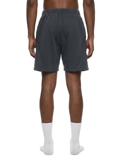 Unisex Vintage Wash Raw Edge Shorts